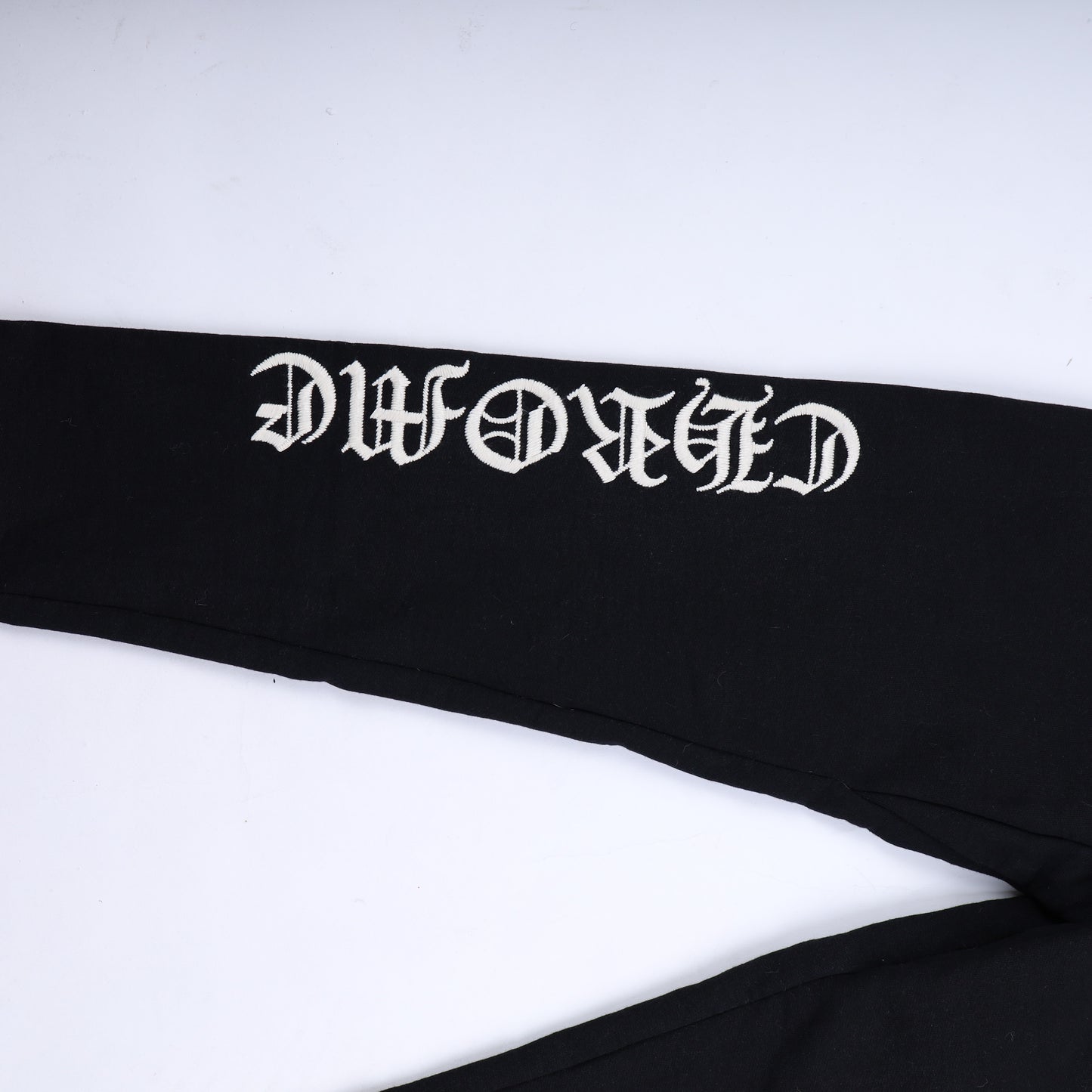 EMBRODIERED Chrome Hearts Logo Cotton Sweatpants