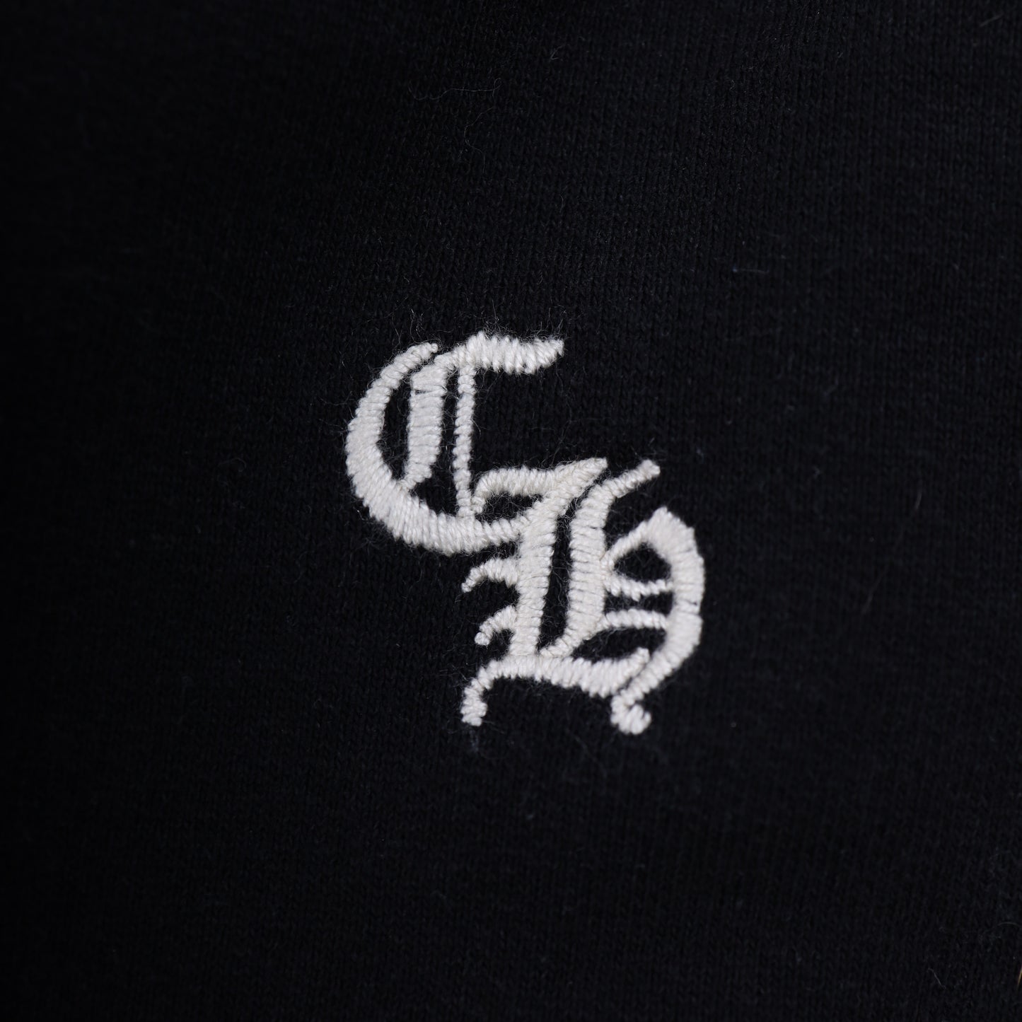 EMBRODIERED Chrome Hearts Logo Cotton Sweatpants