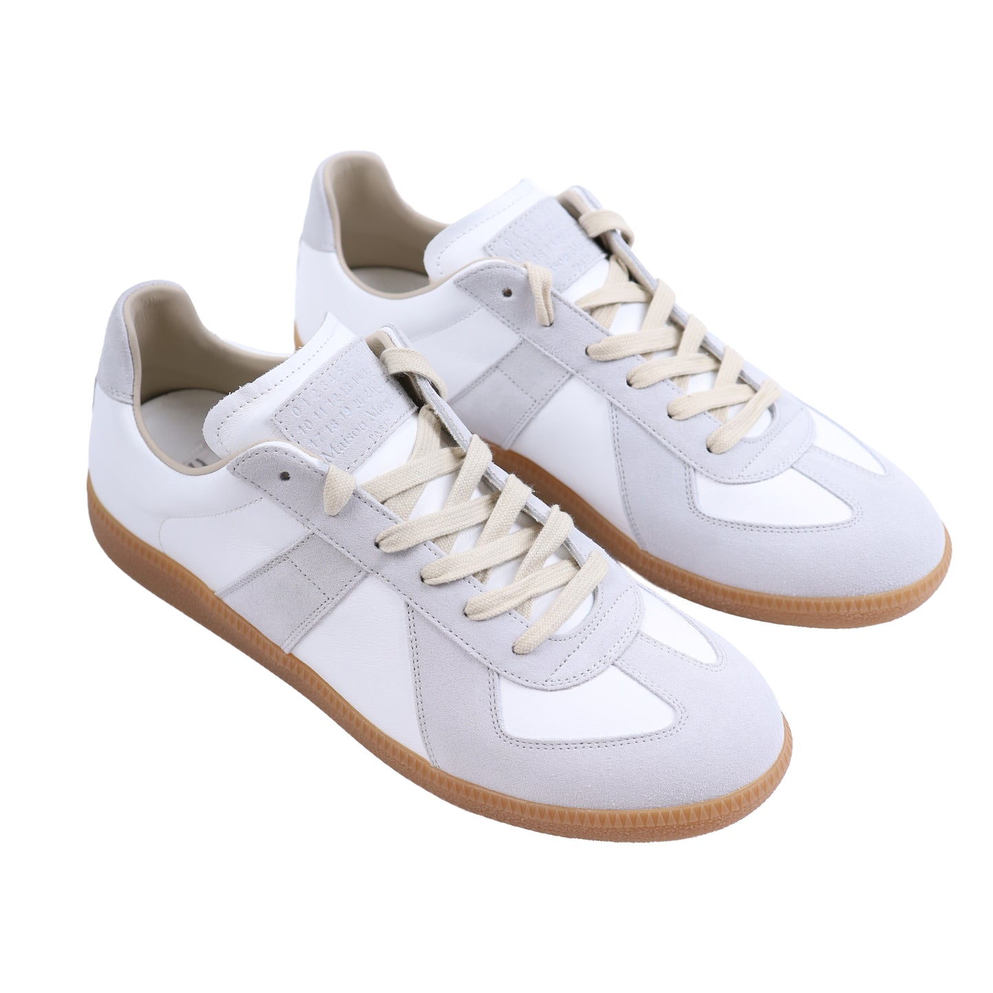 GATS WHITE/GREY WITH GUM SOLE