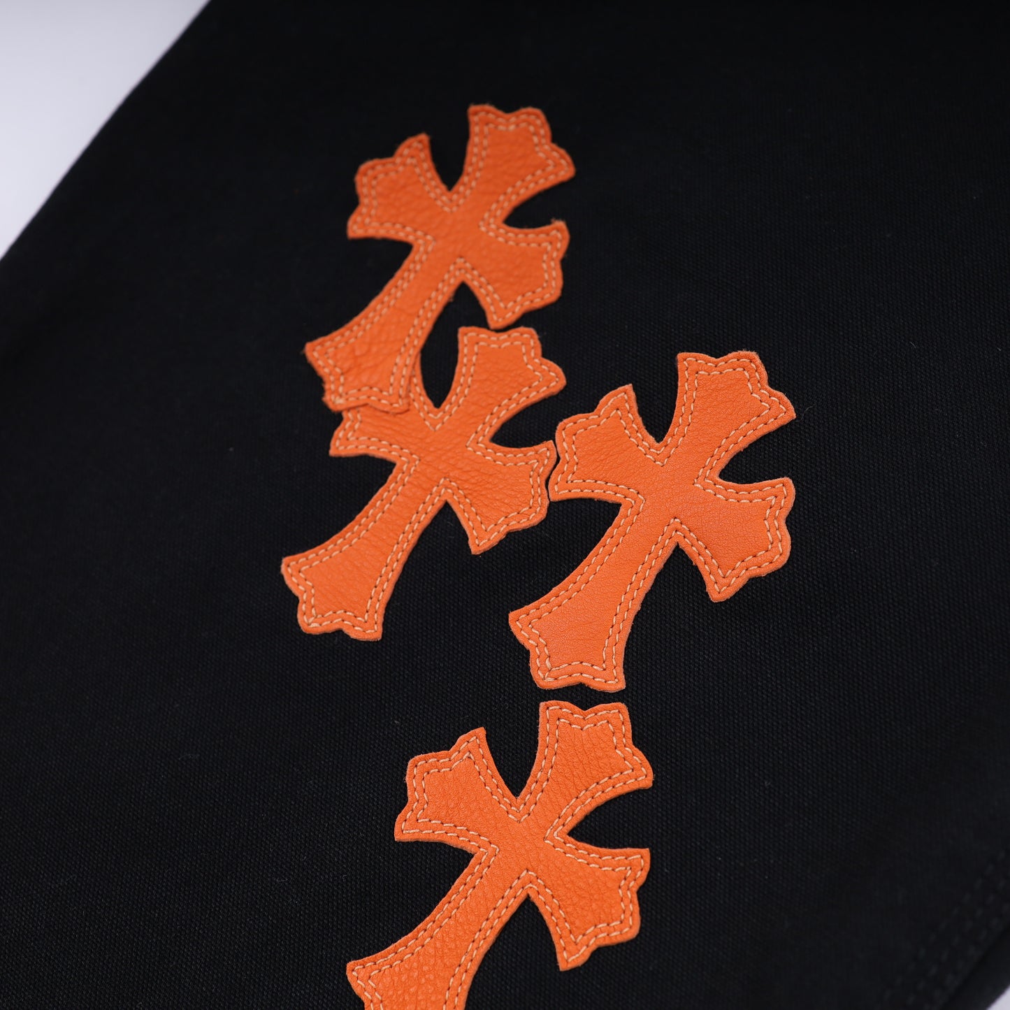 CHROME HEARTS FATIGUE DENIM ORANGE PATCH 1/1