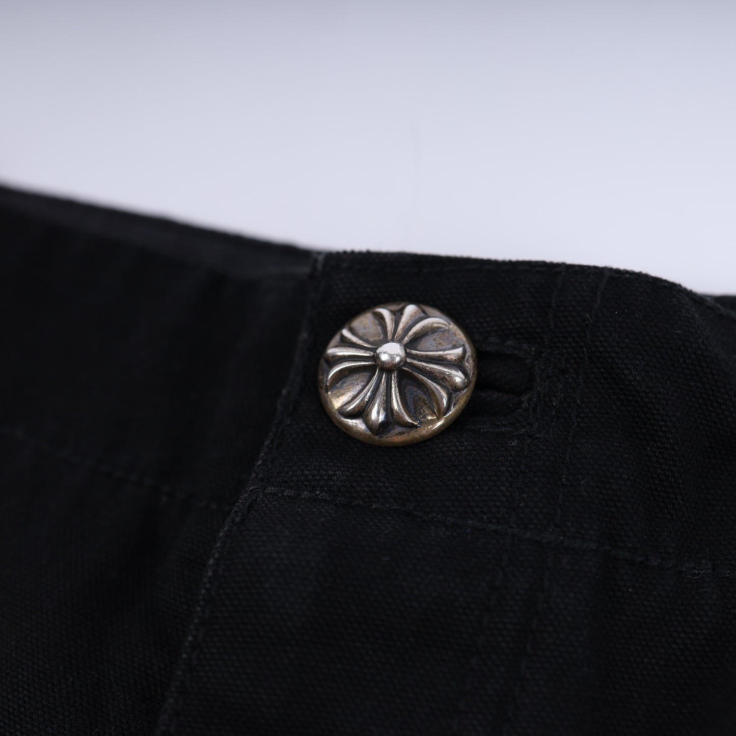 CHROME HEARTS FATIGUE DENIM ORANGE PATCH 1/1