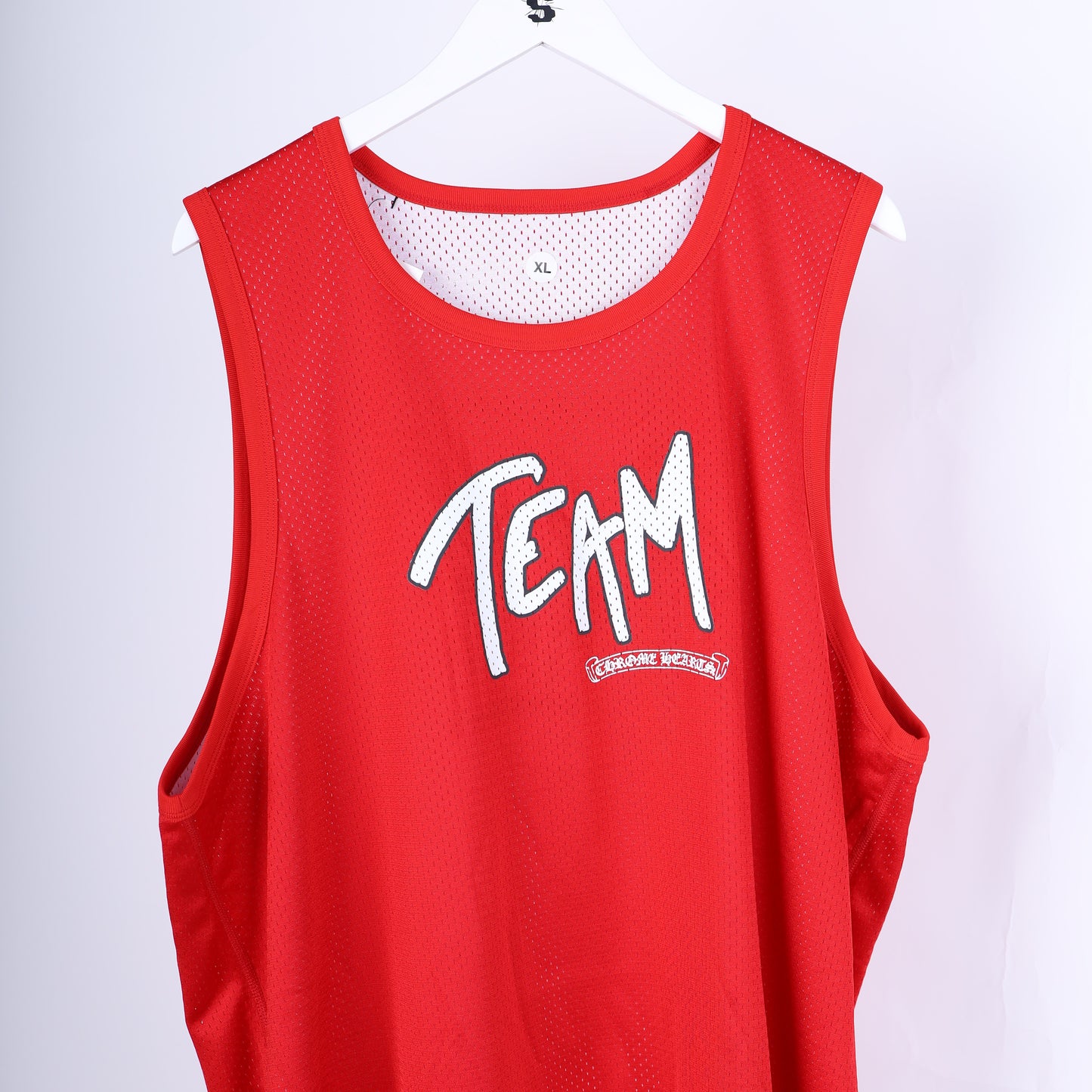 RED MESH 'FORM' CH TEAM STADIUM TANK TOP JERSEY MATTY BOY