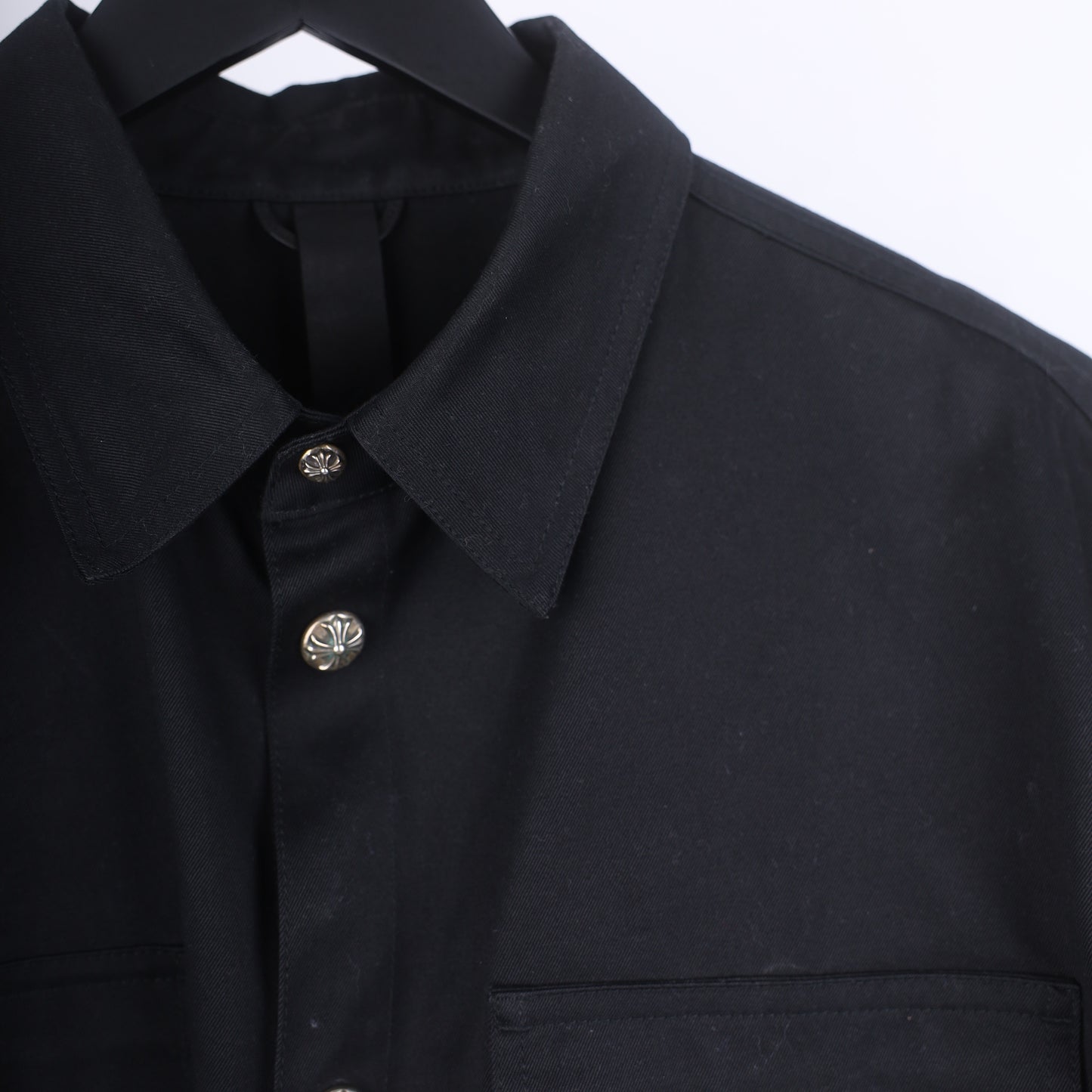 CHROME HEARTS WORK DOG LEAPOARD CROSS PATCH WORK DOG JACKET XXL