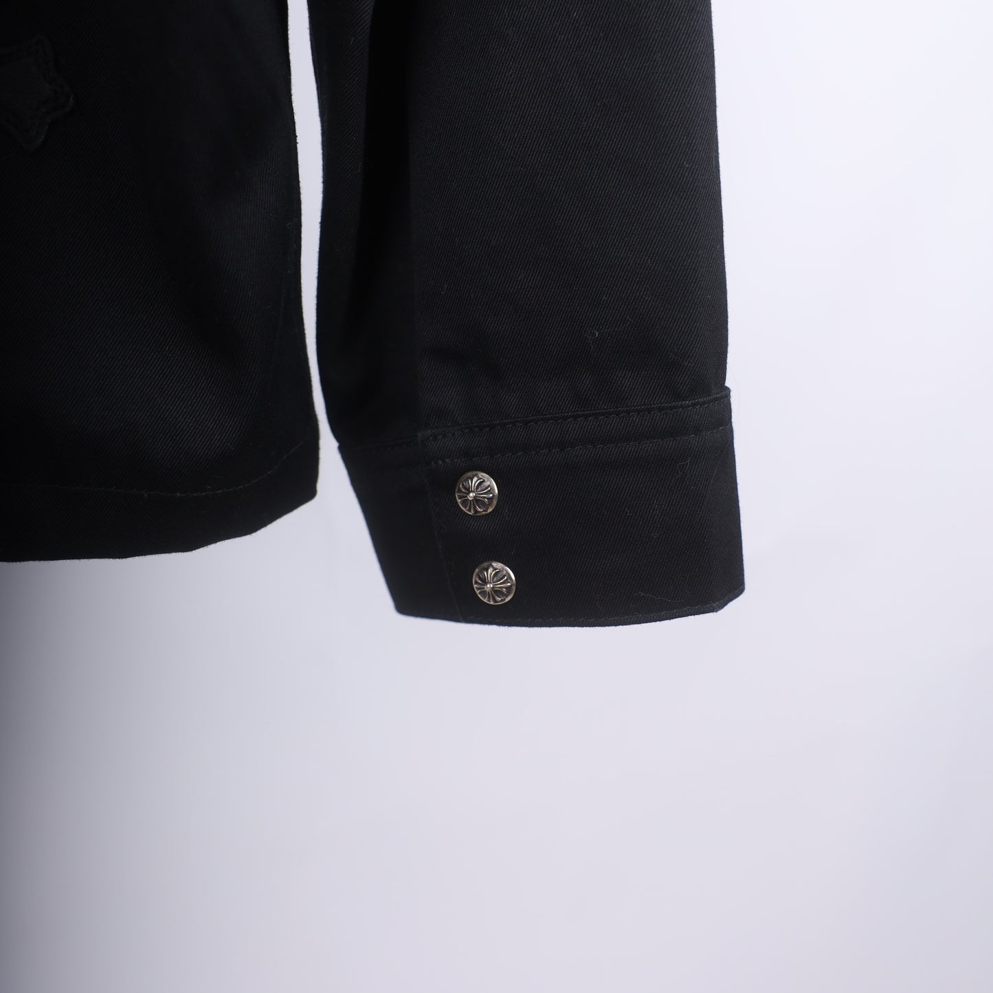 CHROME HEARTS WORK DOG LEAPOARD CROSS PATCH WORK DOG JACKET XXL