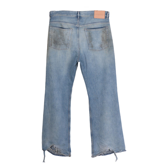 Acne Studios THRASHED BLUE DENIM