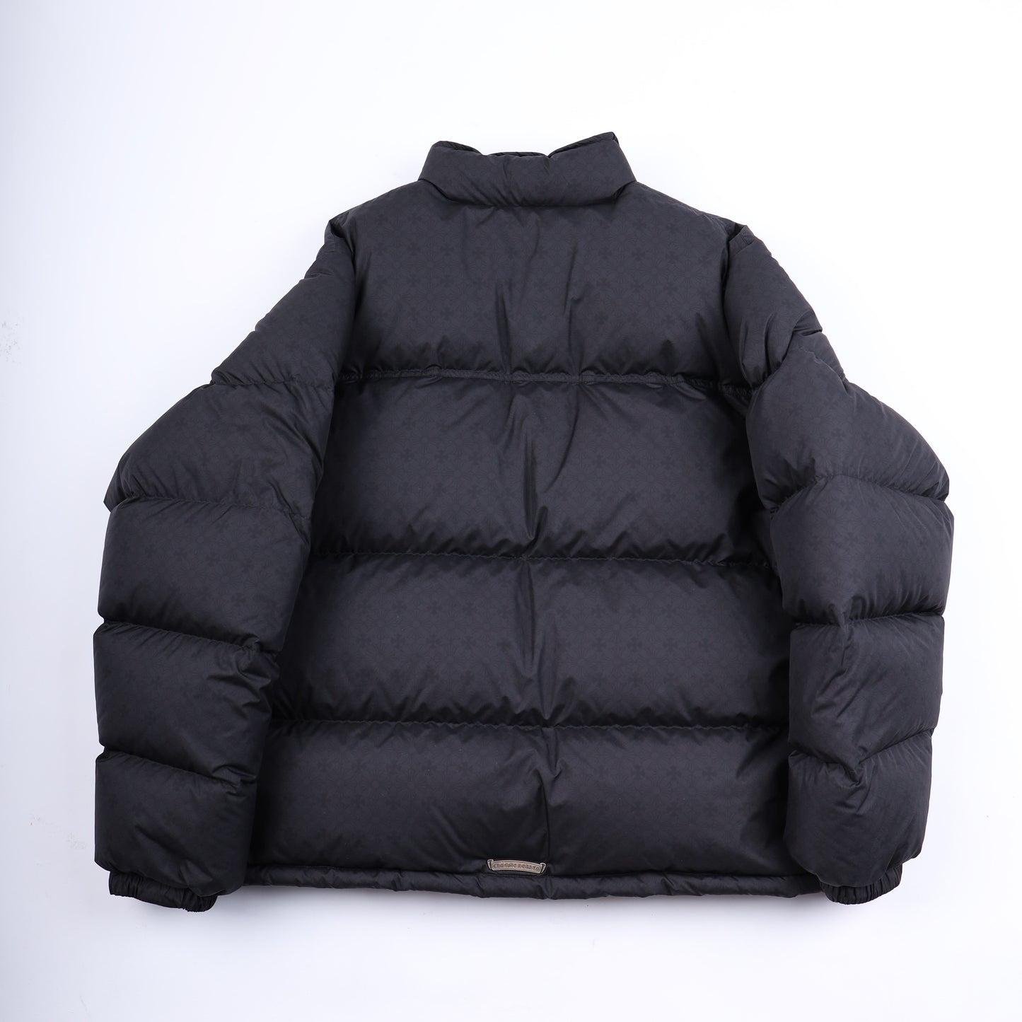 CHROME HEARTS BLACK PLUS MONOGRAM DOWN PUFFER JACKET