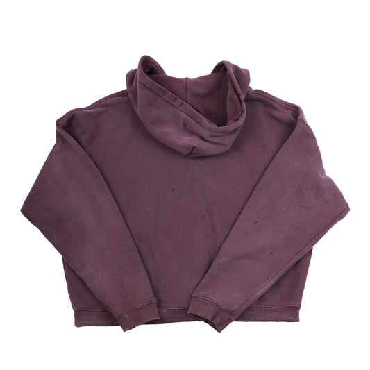 ENFANTS RICHES DEPRIMES ERD LOGO CUT OUT BURGUNDY HOODIE