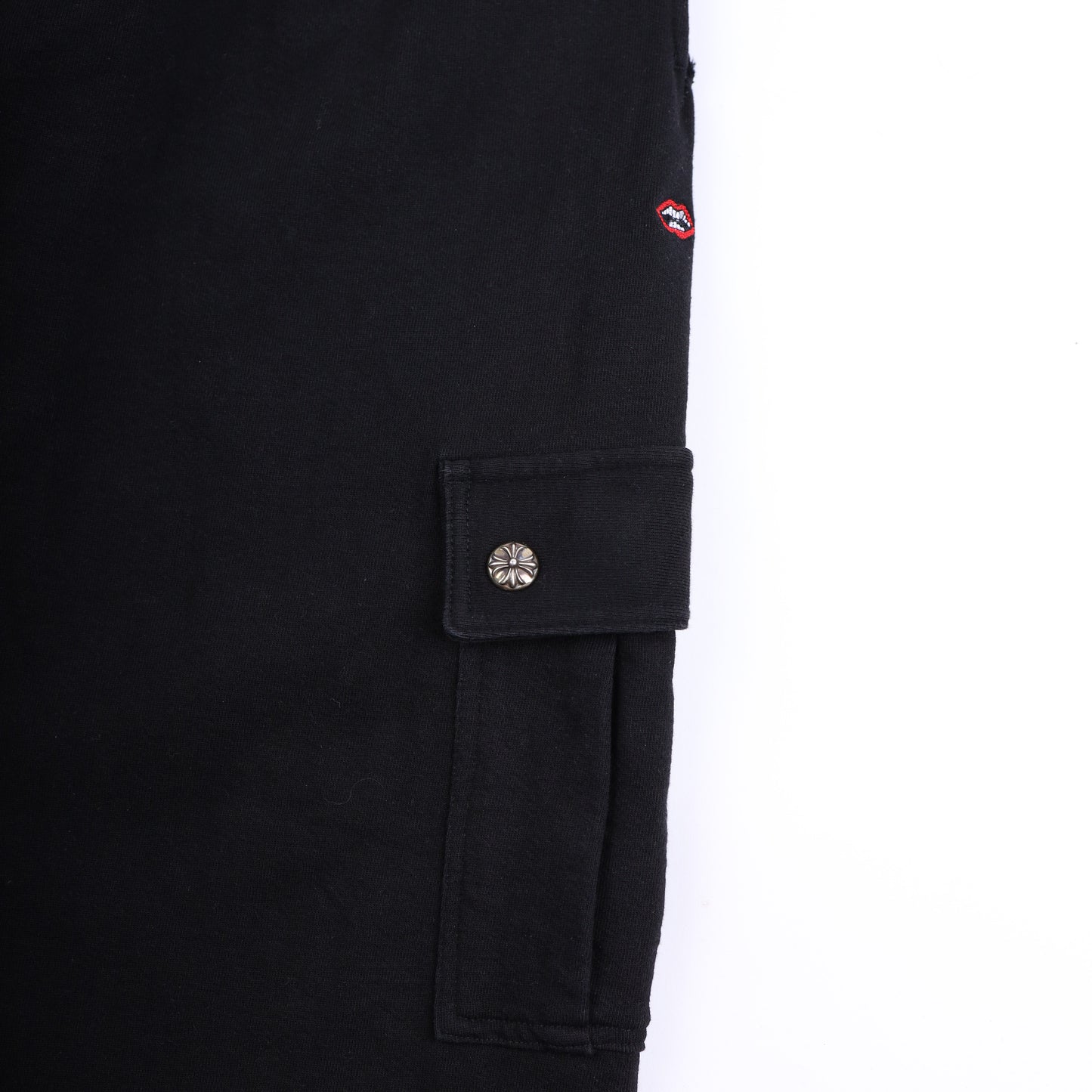 CHROME HEARTS MATTY BOY 'STAY FAST' FLAME SWEATPANTS XL