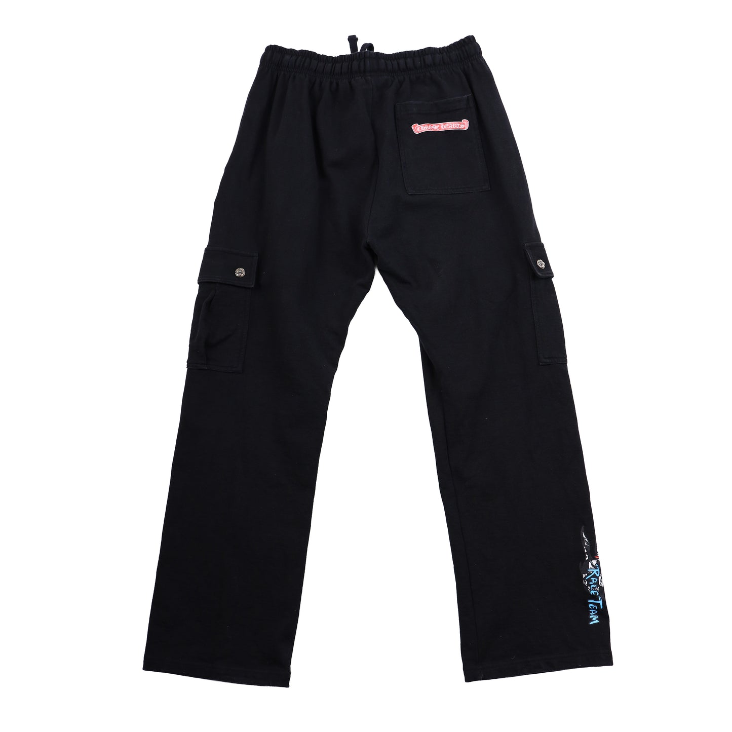 CHROME HEARTS MATTY BOY 'STAY FAST' FLAME SWEATPANTS XL