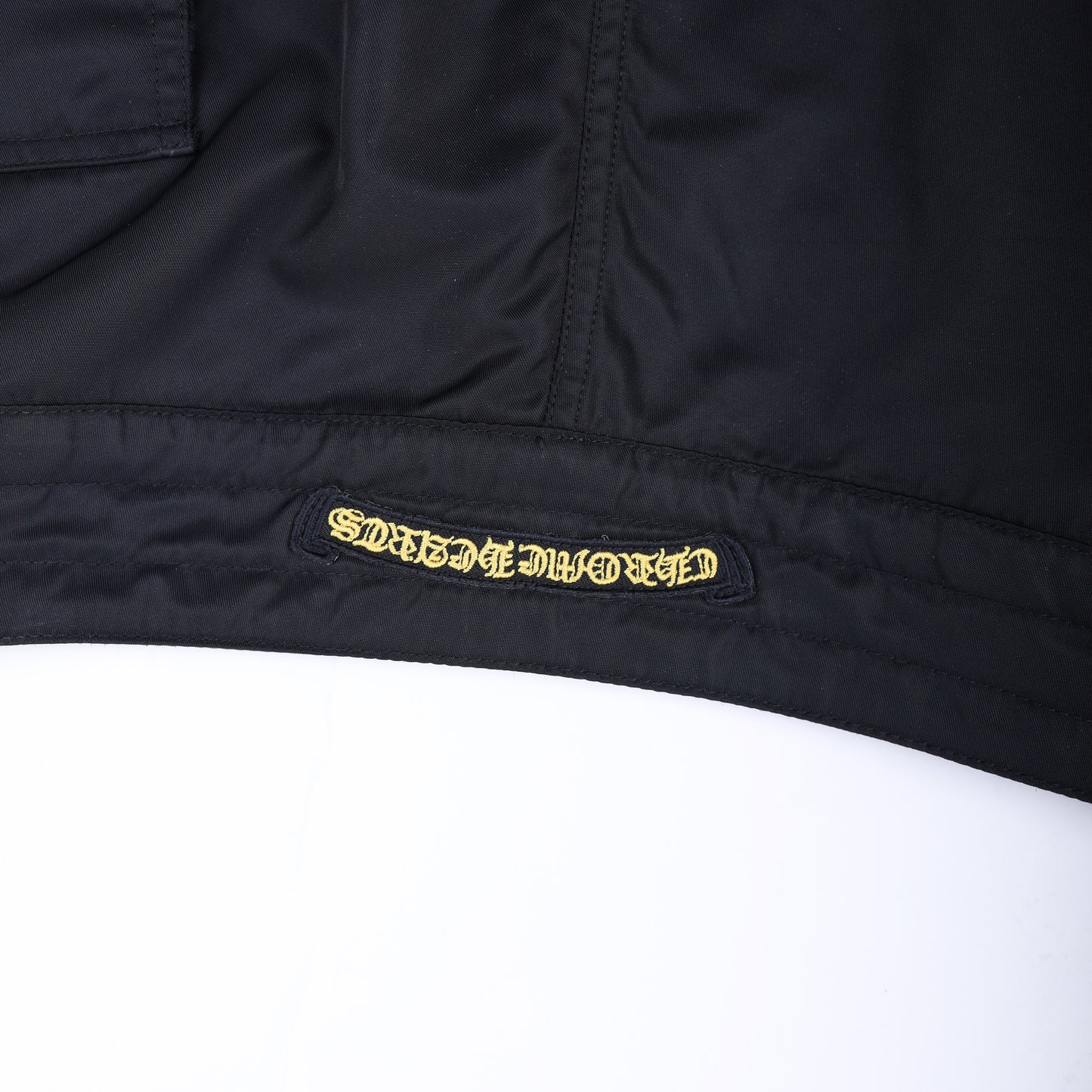 CHROME HEARTS BLACK BOARD SHORTS WITH CH PATCH 34