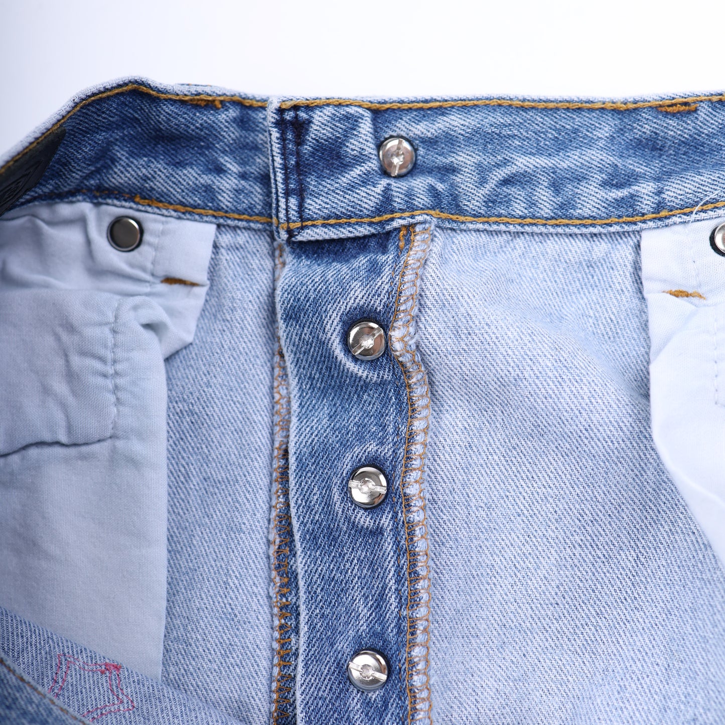PINK CROSS PATCH 501 LEVI'S DENIM