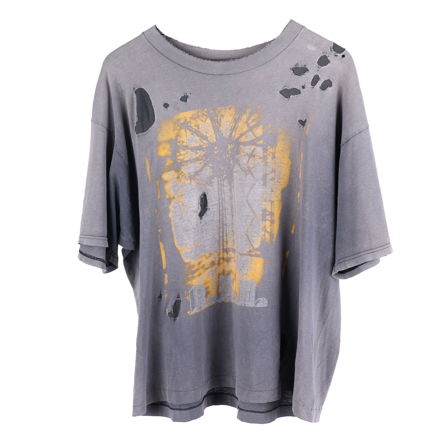 VINTAGE REM THRASHED FADED T-SHIRT