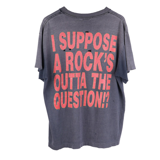 VINTAGE DEF LEAPOARD THRASHED FADED T-SHIRT