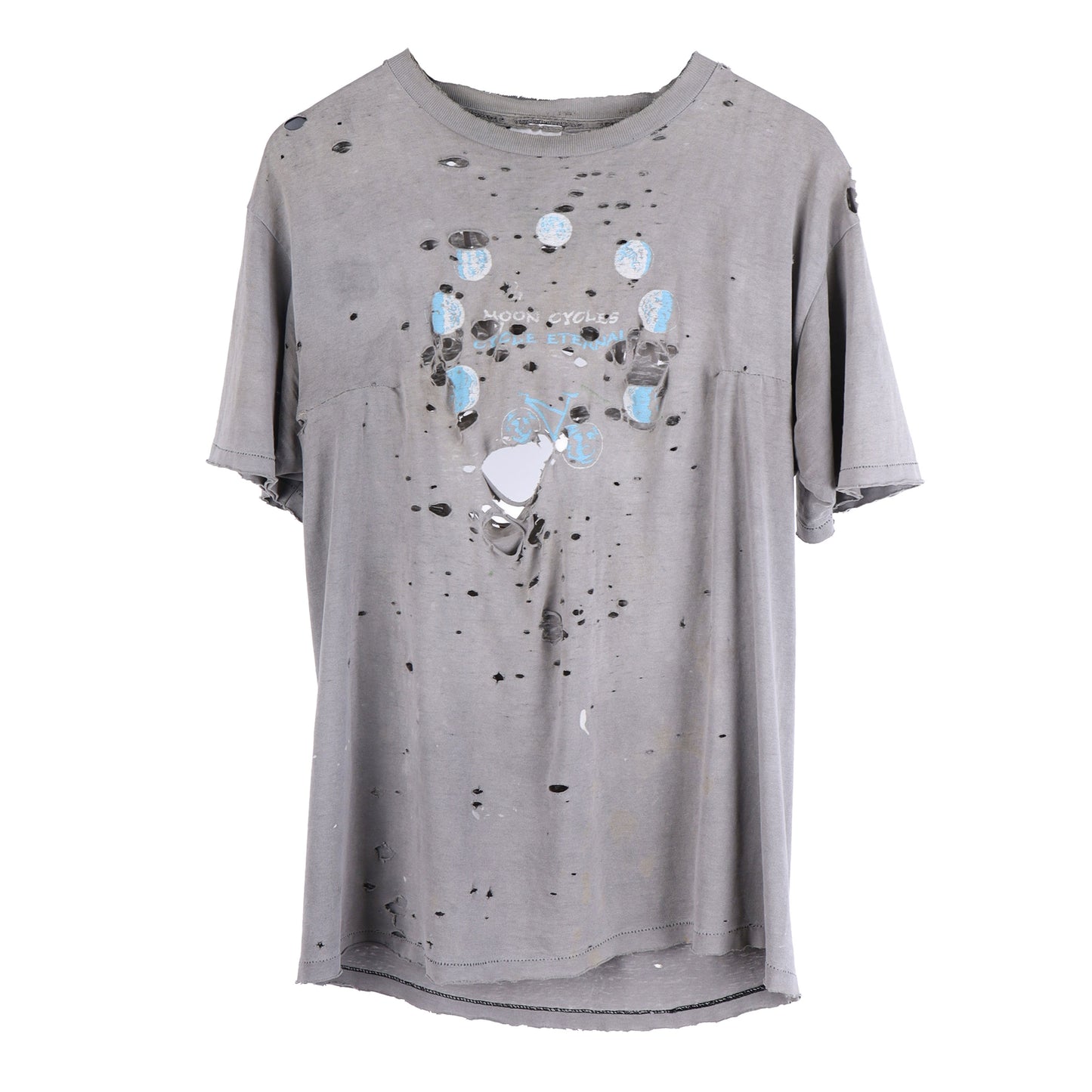 VINTAGE MOON CYCLES THRASHED T-SHIRT