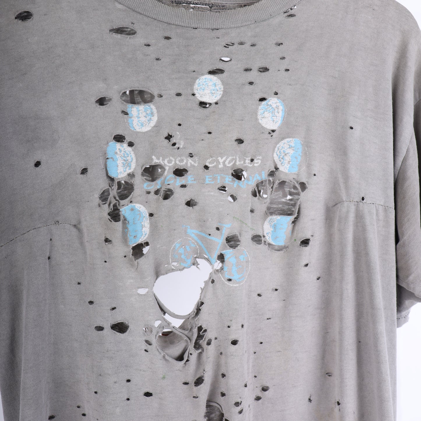 VINTAGE MOON CYCLES THRASHED T-SHIRT