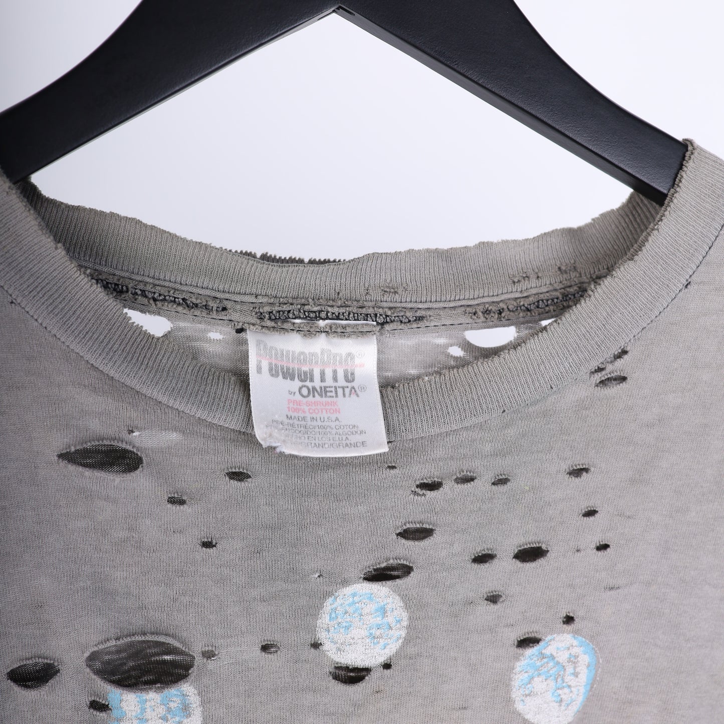 VINTAGE MOON CYCLES THRASHED T-SHIRT