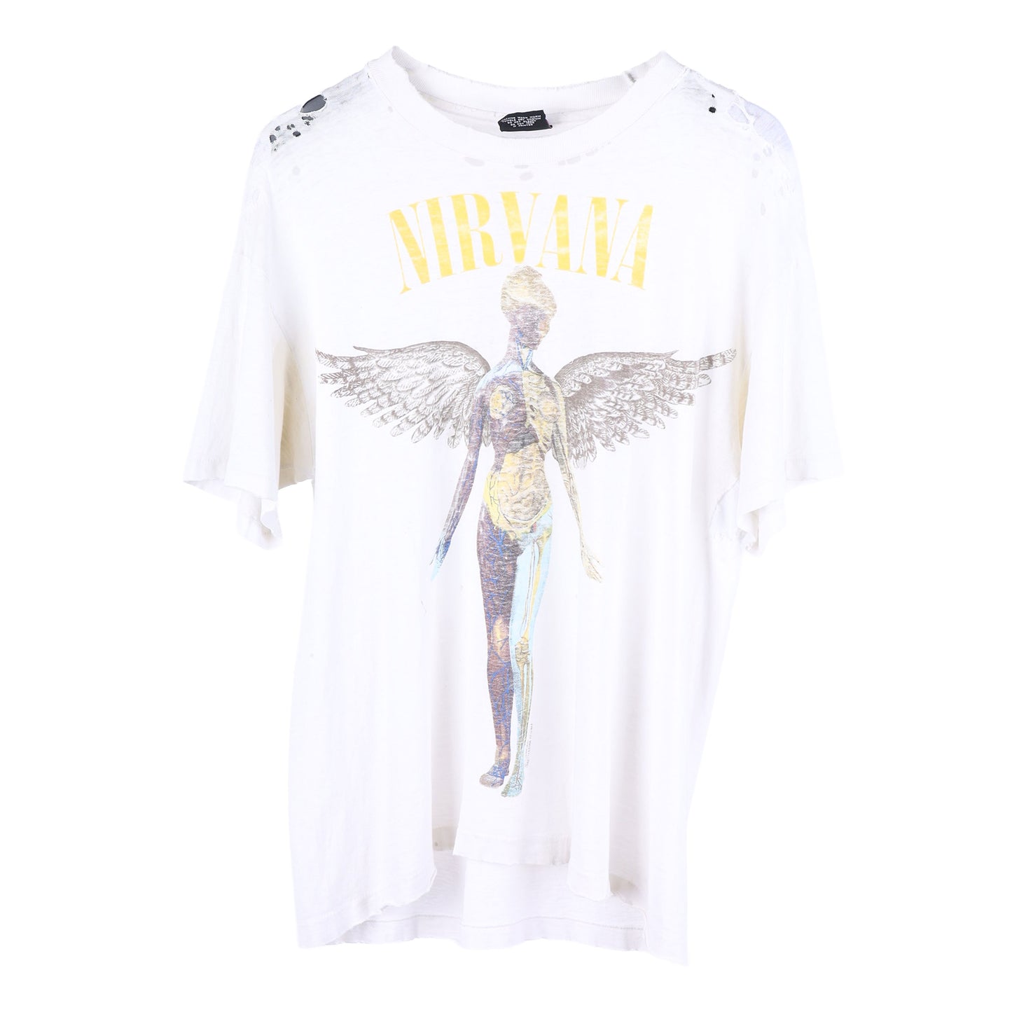 VINTAGE NIRVANA IN UTERO THRASHED GRAIL T-SHIRT