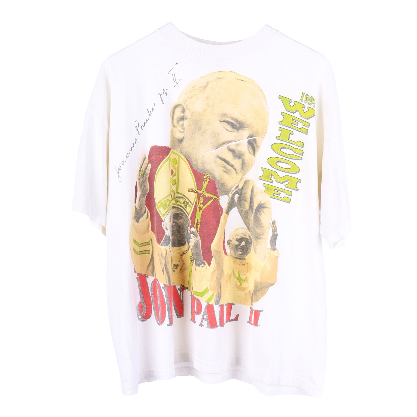 VINTAGE POPE RAP TEE T-SHIRT