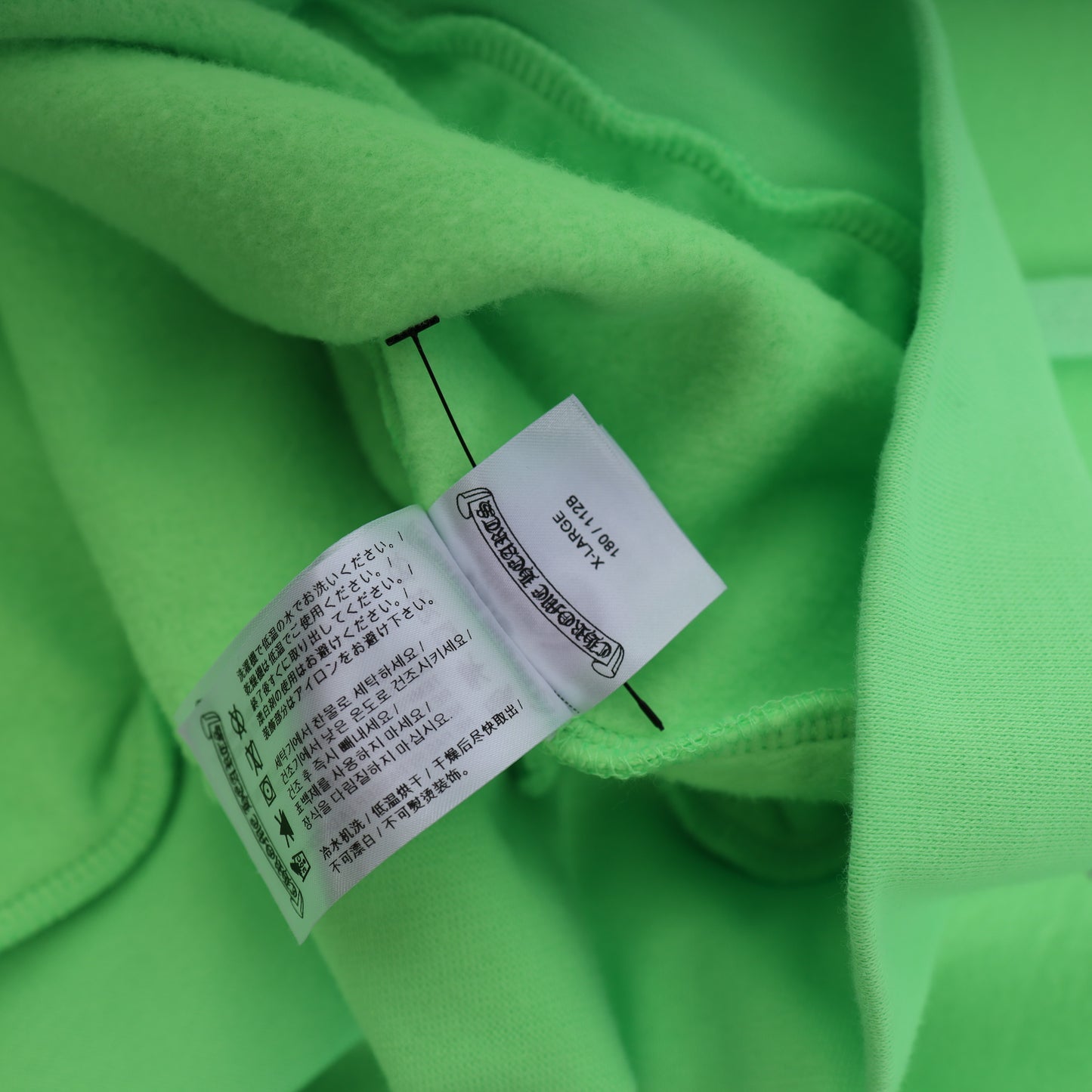 Chrome Hearts Ultra Miami Music Week Neon Green Floral Hoodie