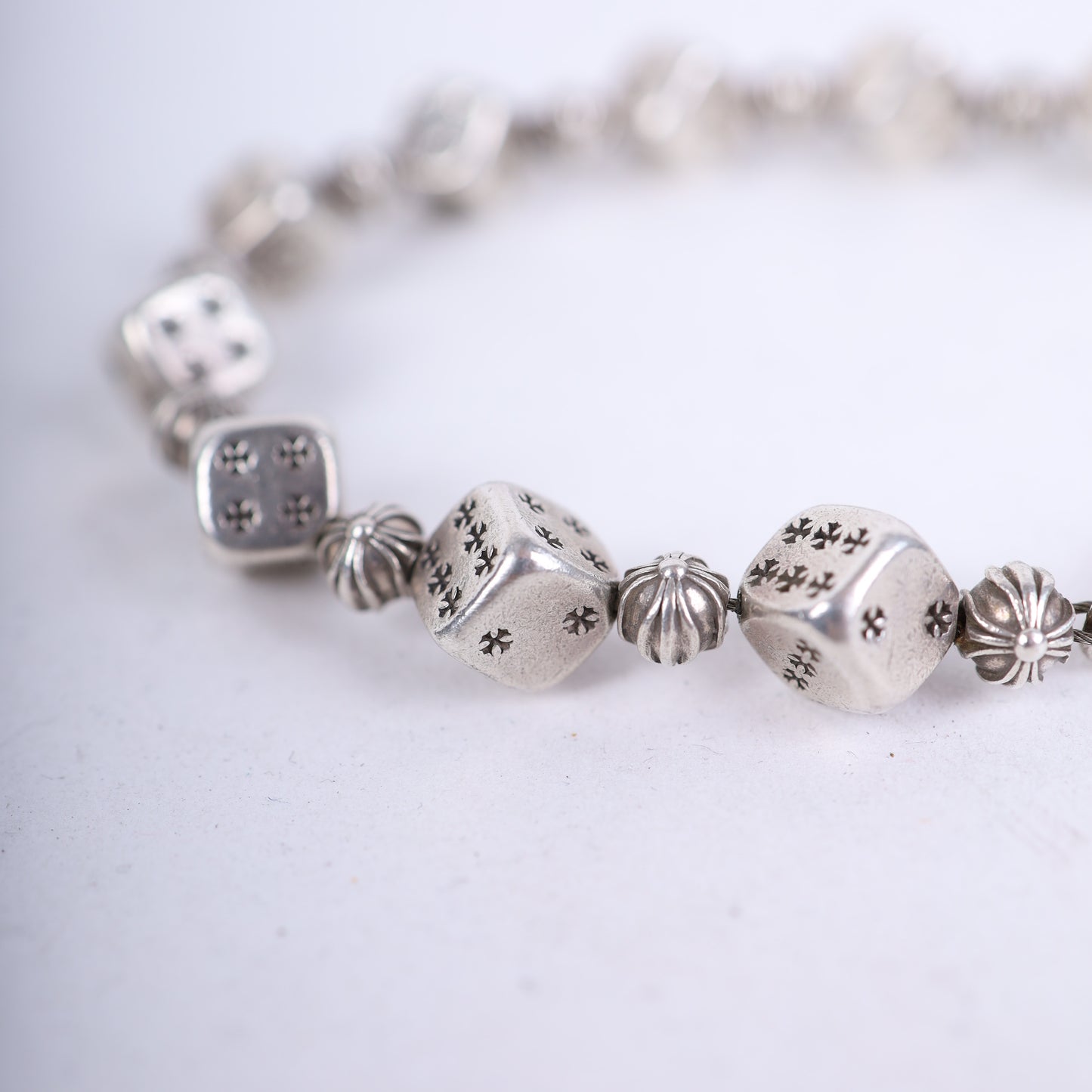 CHROME HEARTS DICE BRACELET 12 LINK