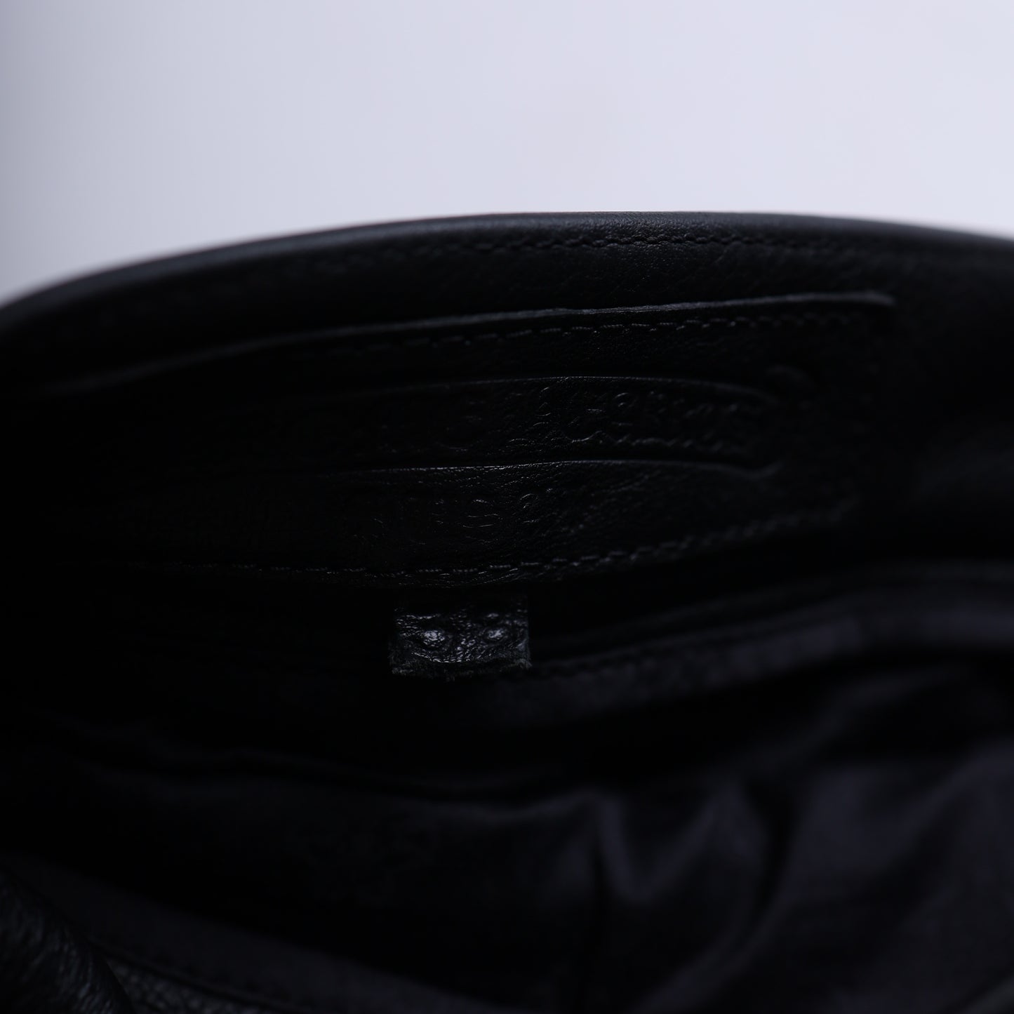 Chrome Hearts Heavy Leather Fleur Knee Pants