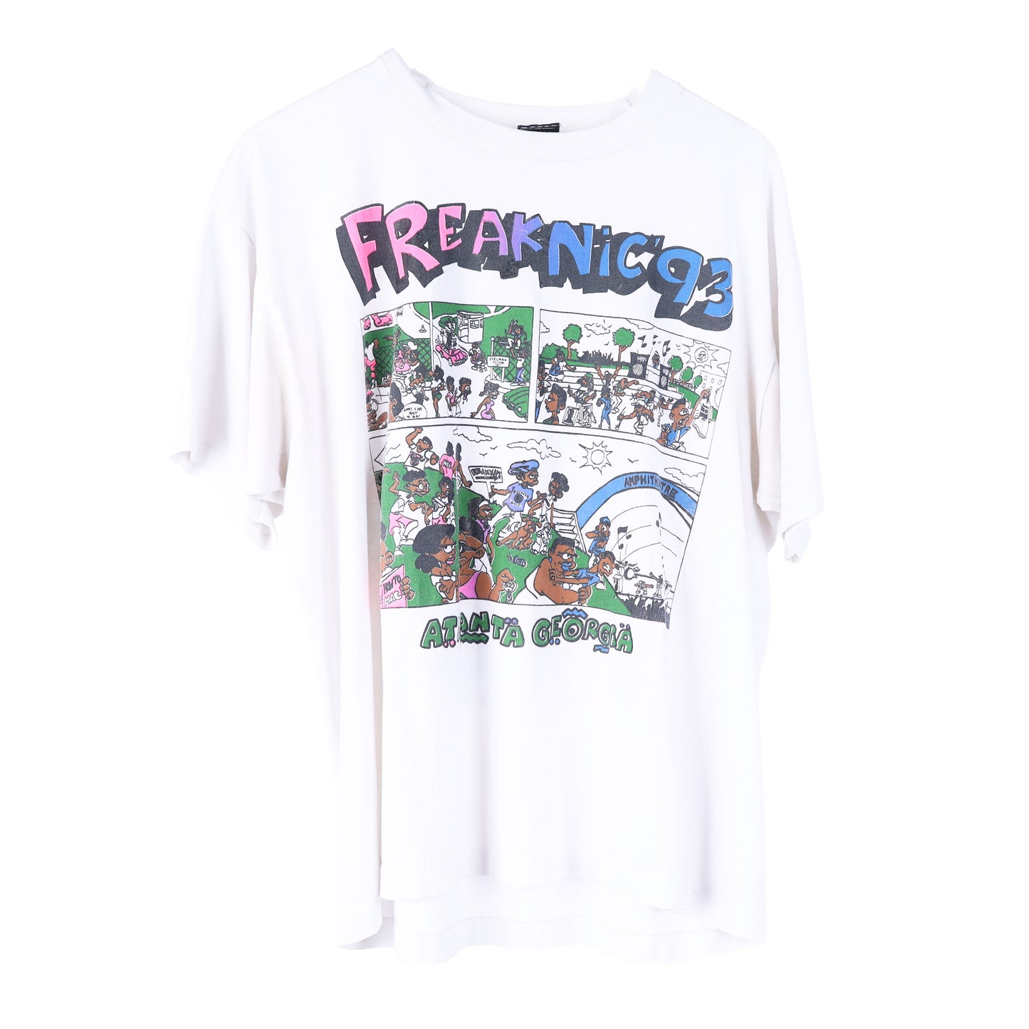 VINTAGE FREAKNIK '93 WHITE T-SHIRT