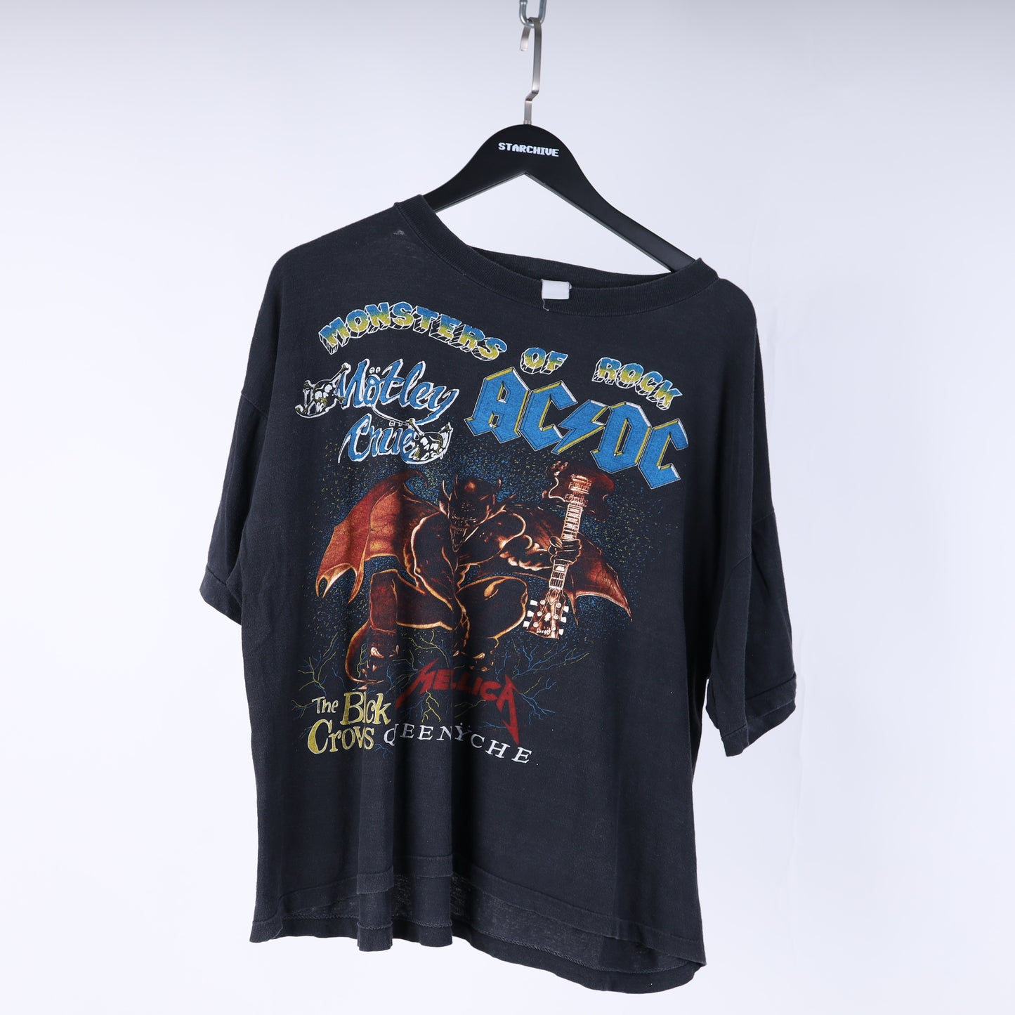 VINTAGE MOTLEY CRUE AC/DC Monsters of Rock 1997 Tour T-Shirt