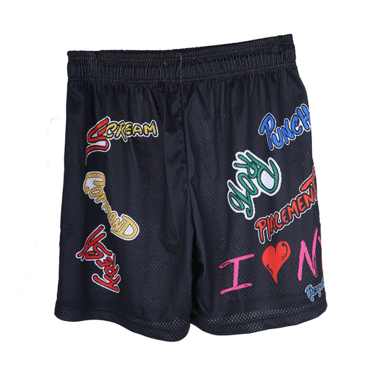 MATTY BOY ERIC EMANUEL Handstyle Shorts SZ L