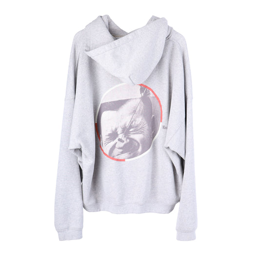 Enfants Riches Déprimés Heather Grey BROOM CHAIN FACE Hoodie