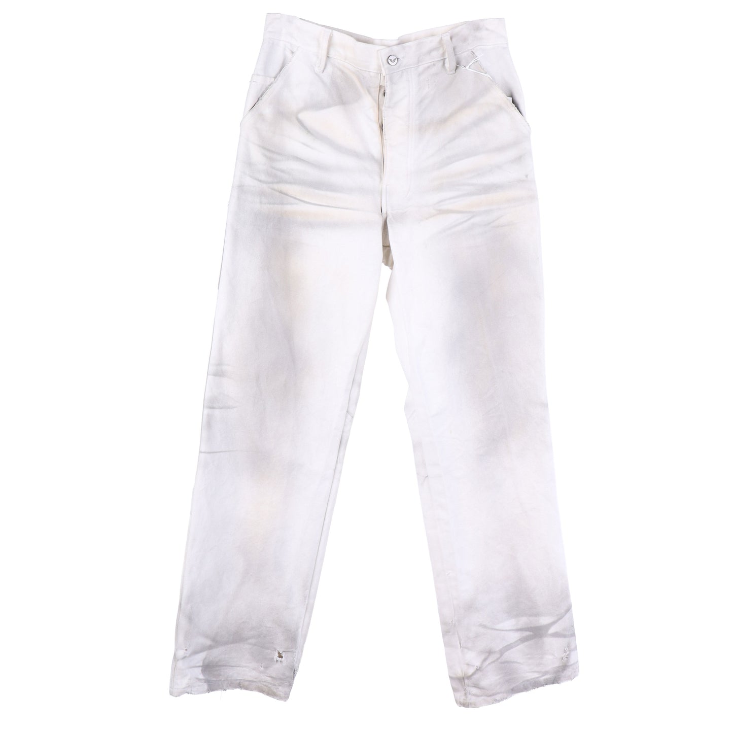 ALEXANDER DIGENOVA WHITE THRASHED PANTS