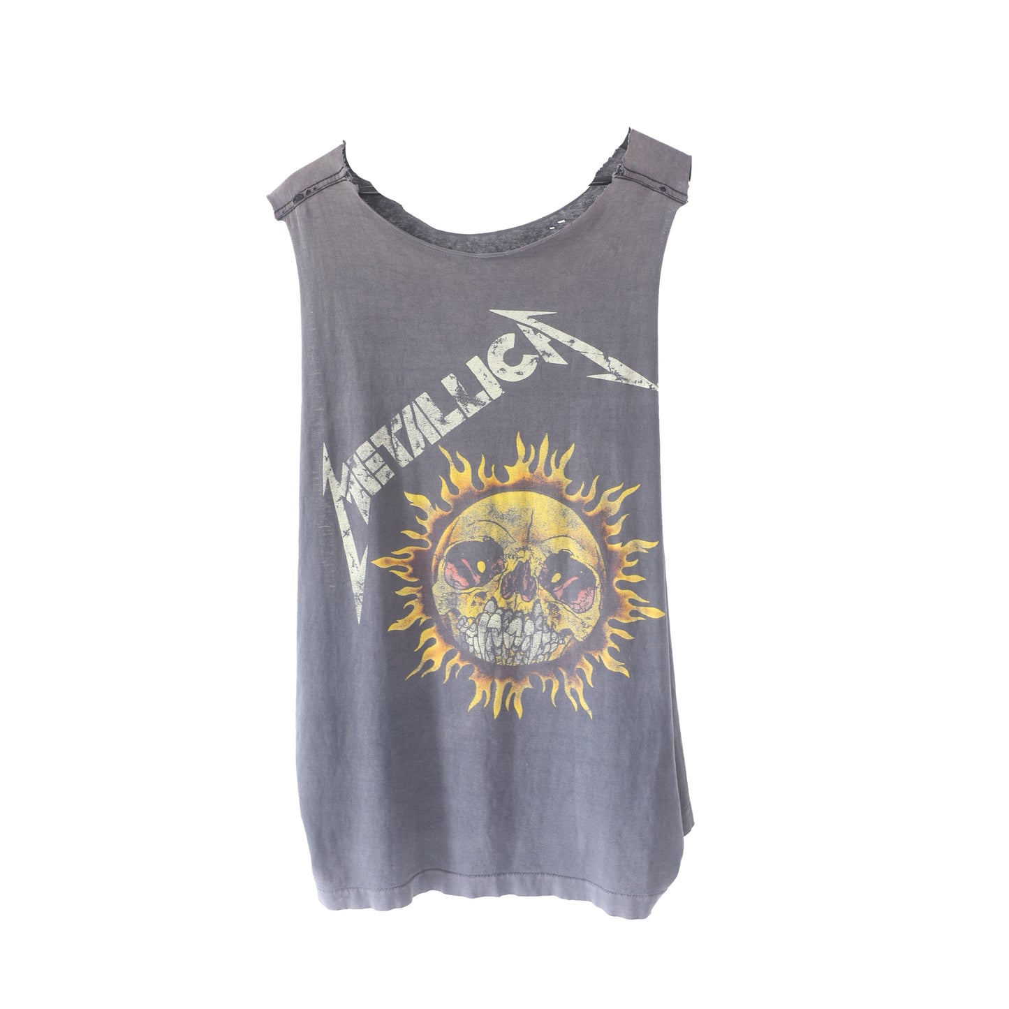 METALLICA THRASHED TANK TOP/MUSCLE TEE