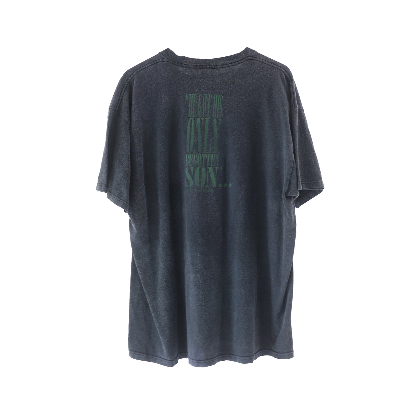 Faded What Has God Ever Done For You Vintage Tee XL
