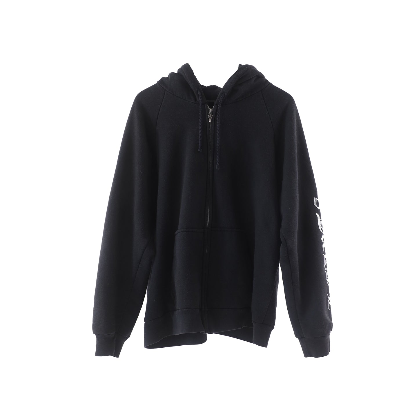 Vintage Chrome Hearts Metallic Thermal Zip Hoodie
