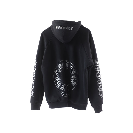 Vintage Chrome Hearts Metallic Thermal Zip Hoodie