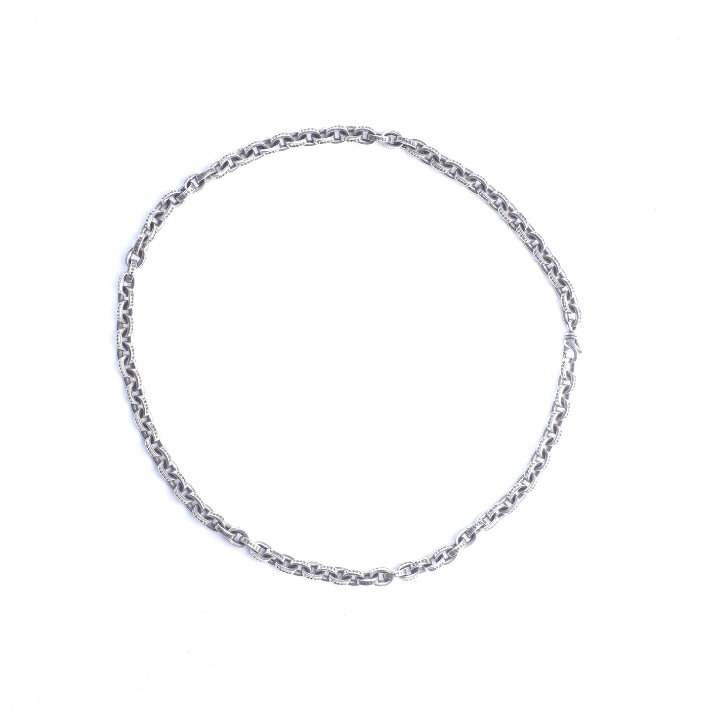 BIG CHROME HEARTS XL LARGE PAPER CHAIN NECKLACE 24"