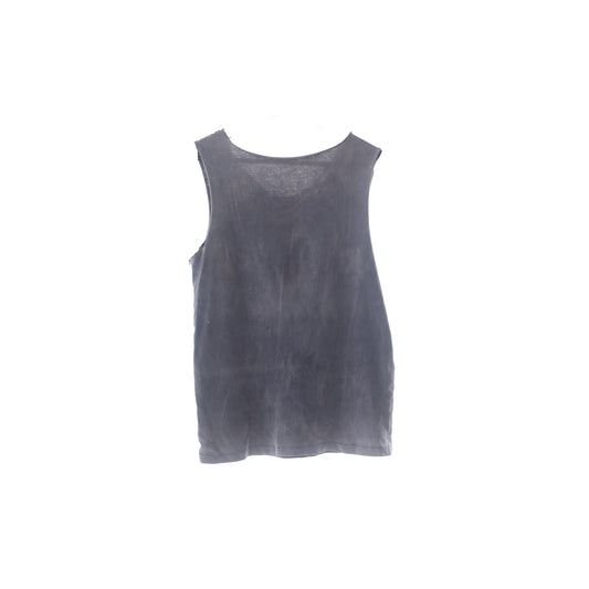metallica thrashed faded tank top