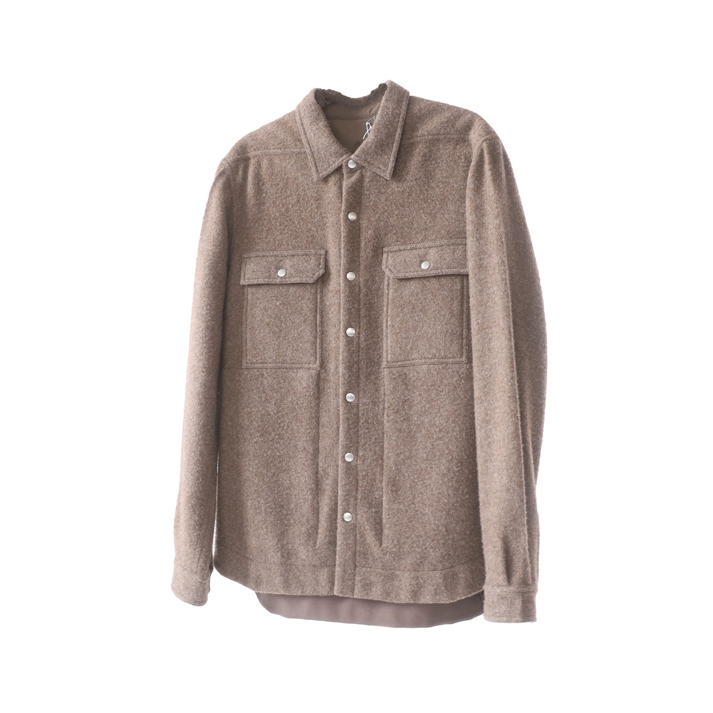 RICK OWENS BROWN PORTERVILLE FUZZY JACKET