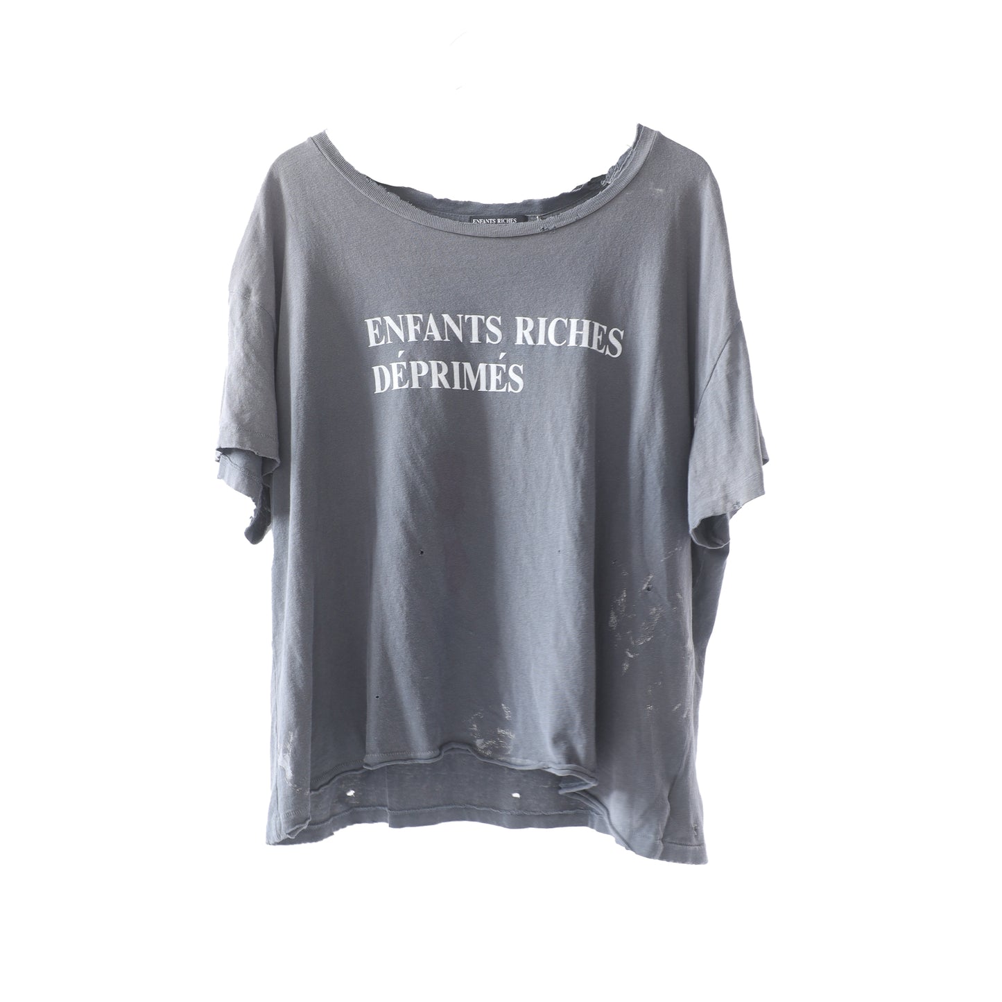 ERD GREY PAINTED LOGO TSHIRT