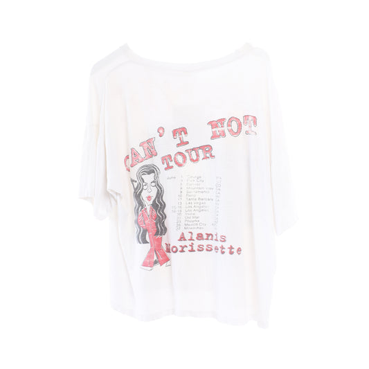 VINTAGE ALANIS MORISETTE THRASHED BAND TEE