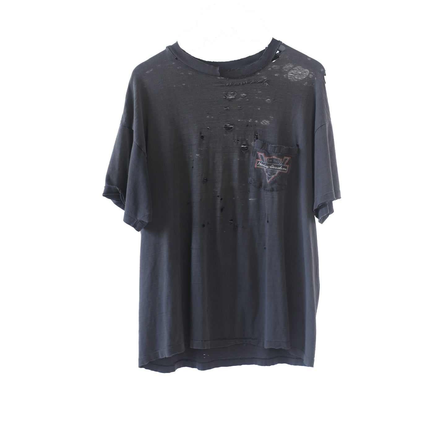 Vintage Thrashed Out Harley Davidson Shirt