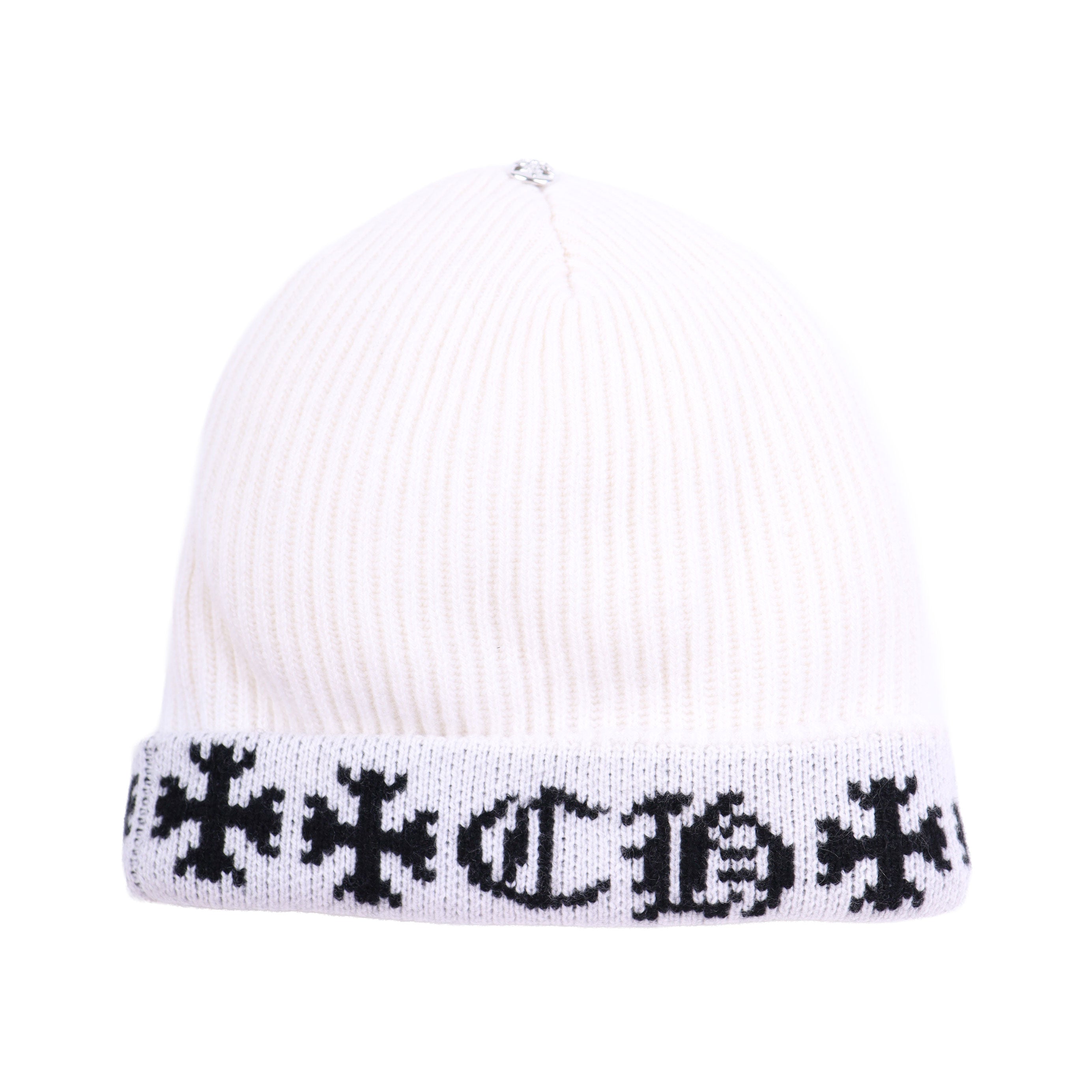 帽子 chrome hearts BEANIE CASH Chrome Hearts Logo Beanie Black