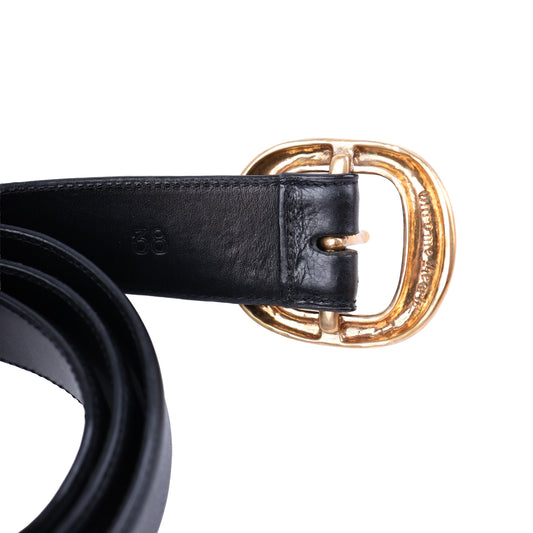 CHROME HEARTS BRONZE GUNSLINGER BELT SIZE 38