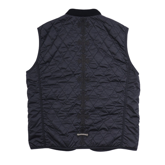 CHROME HEARTS PAPA CROSS PATCH VEST