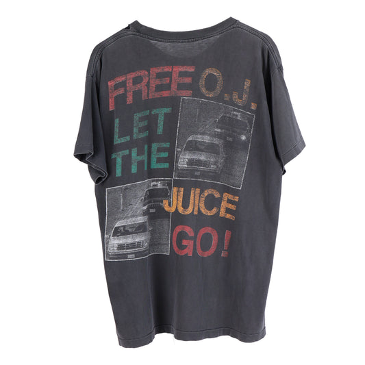 FREE OJ LET THE JUICE GO VINTAGE FADED T-SHIRT