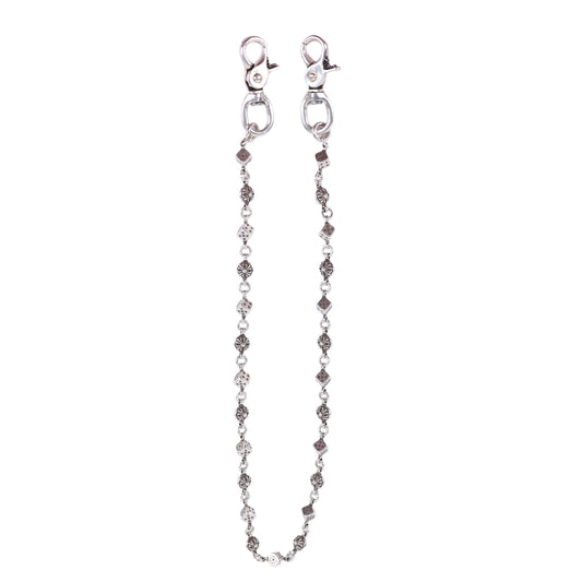 CHROME HEARTS DICE CROSS BALL WALLET CHAIN 26 LINK DOUBLE LOBSTER