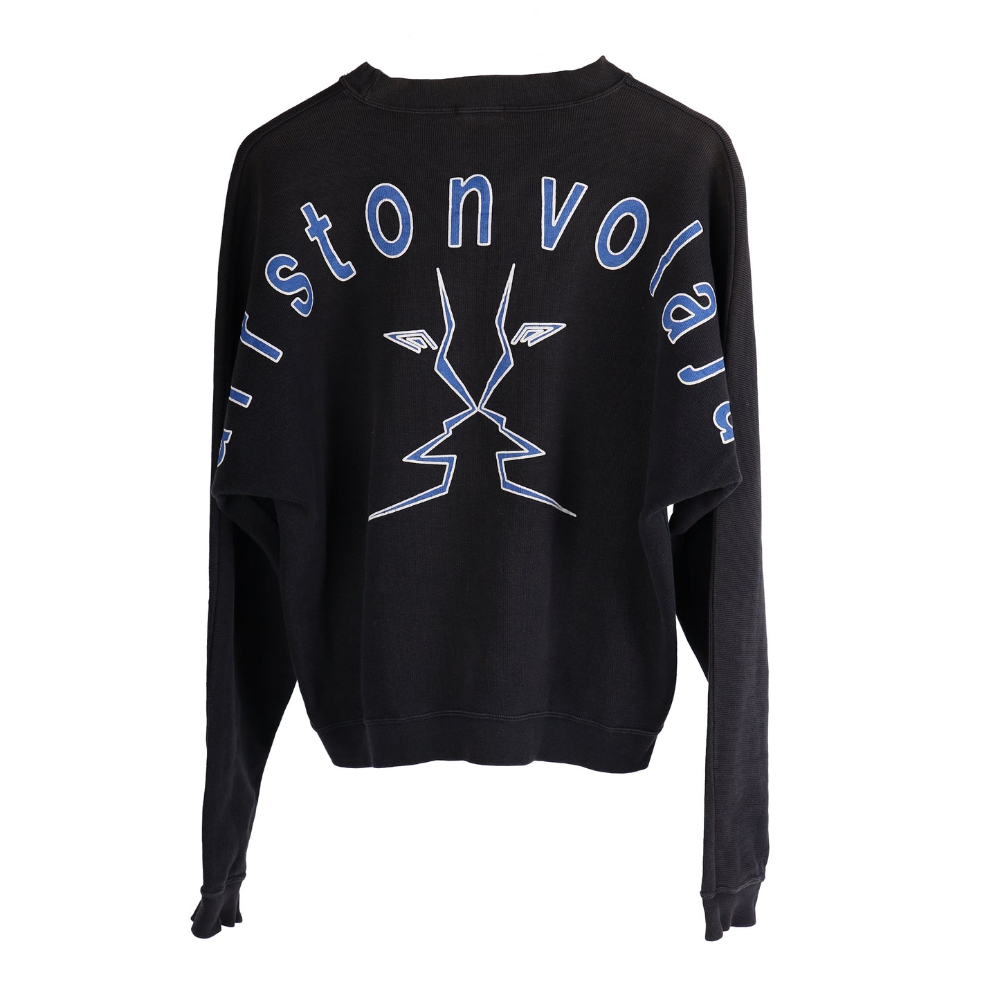 ARRSTON VOLAJU BLUE SCRIPT CREWNECK