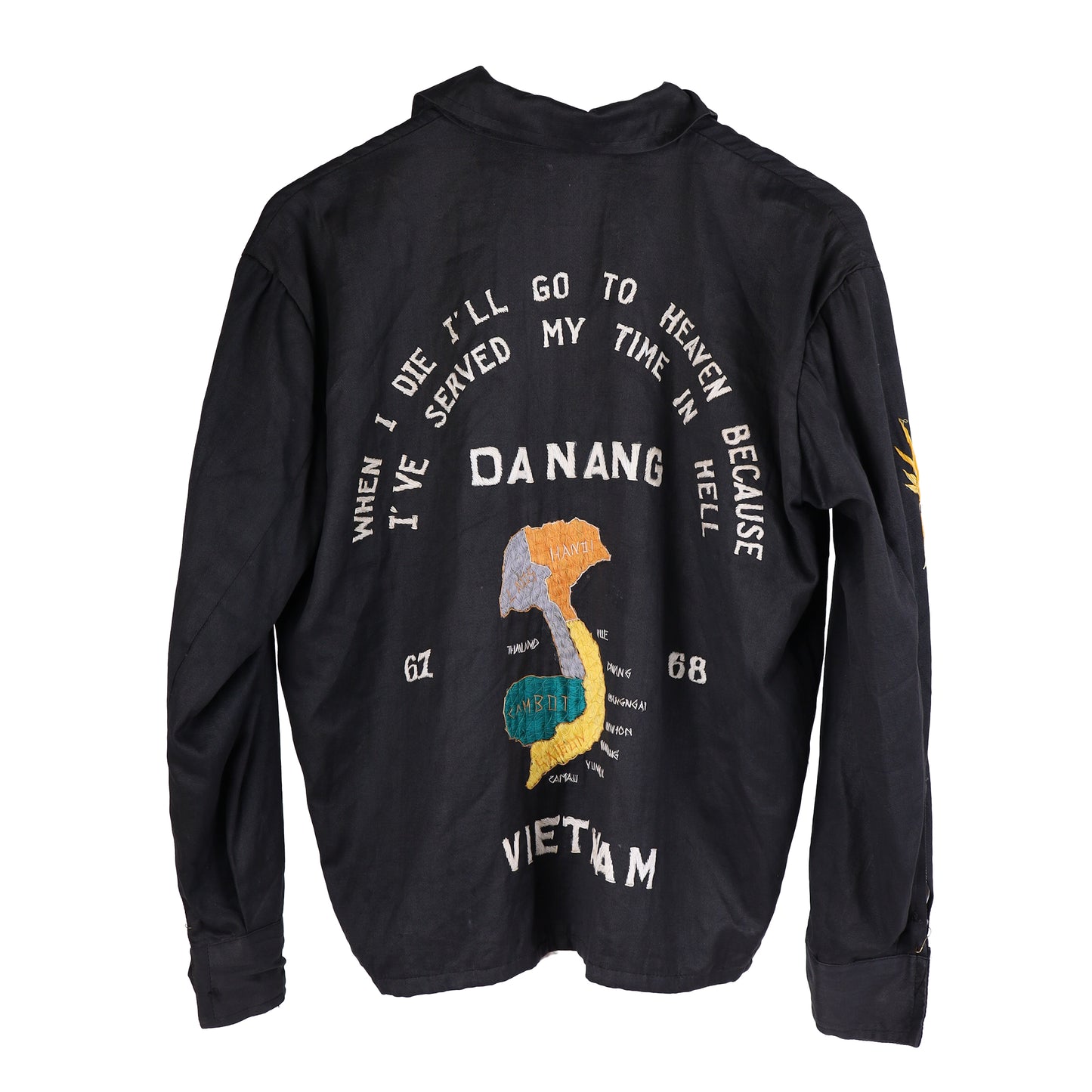 AUTHENTIC 1967/1968 DA NANG VIETNAM SOUVENIR JACKET
