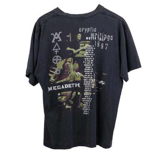 MEGA DEATH 1997 WORLD TOUR VINTAGE T-SHIRT