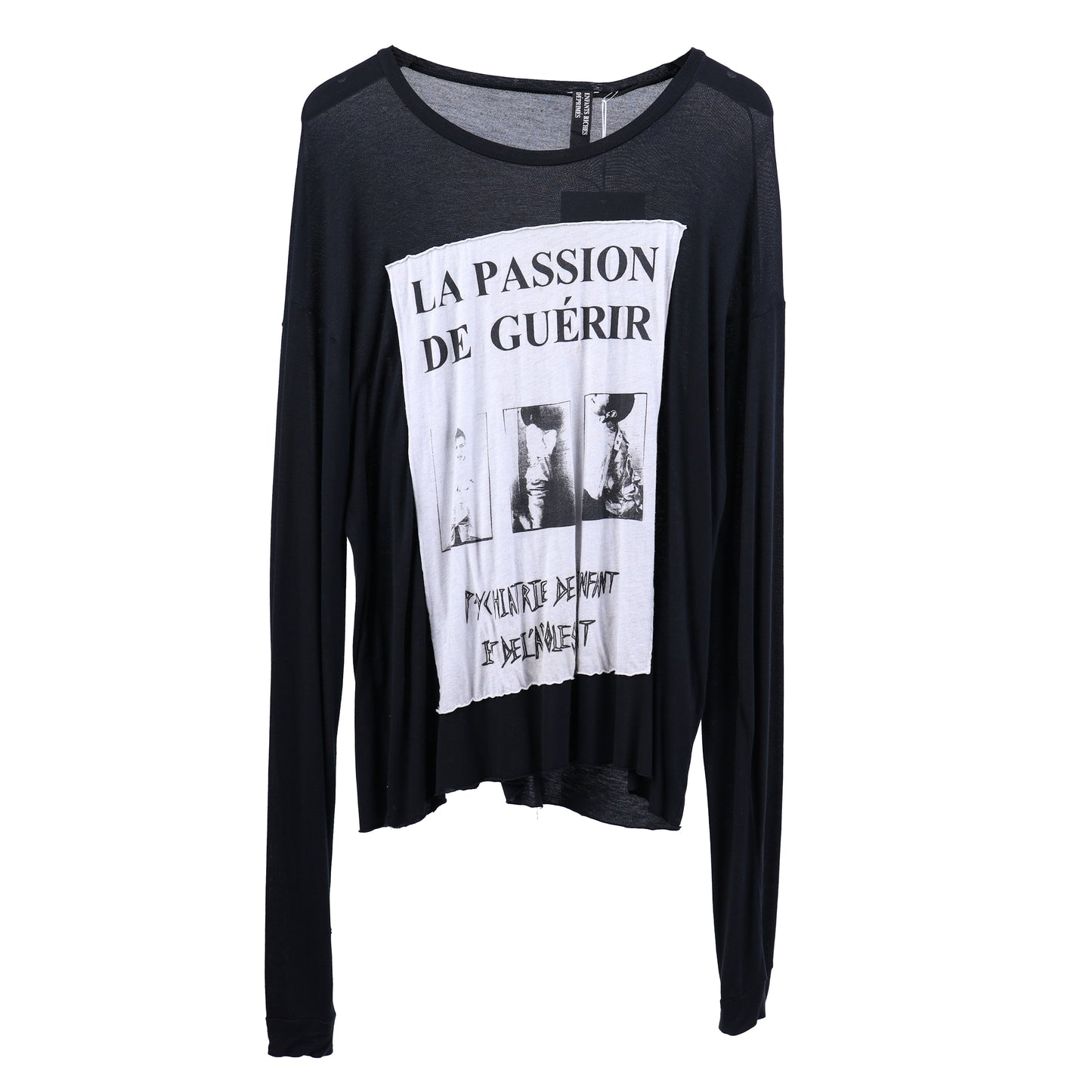 ERD ENFANTS 'LE PASSION DE GUERIR' PATCHED LONG SLEEVE TEE