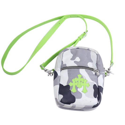 Chrome Hearts SNOW CAMO Green Cross Taka Bag